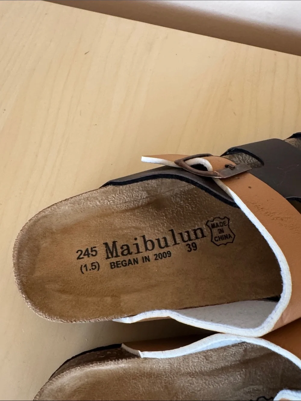 Brown & Tan Men’s Casual Slide Sandals